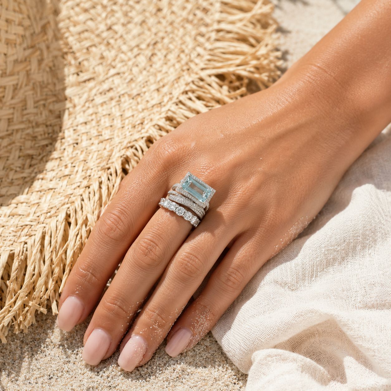 Turquoise Ring Set