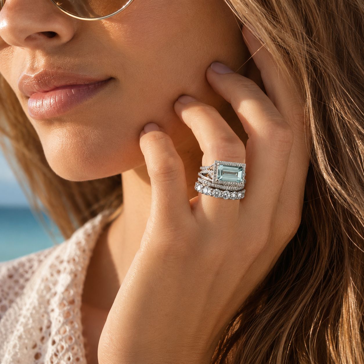 Turquoise Ring Set