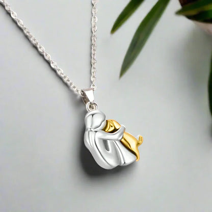 Hug Pendant Necklace Dog