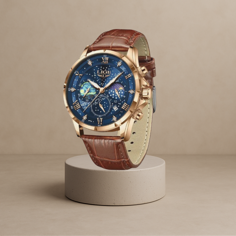 Liam - Elegant Moon Phase Watch