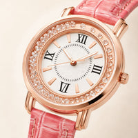 Crystal Accented Roman Numeral  Watch