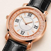 Crystal Accented Roman Numeral  Watch