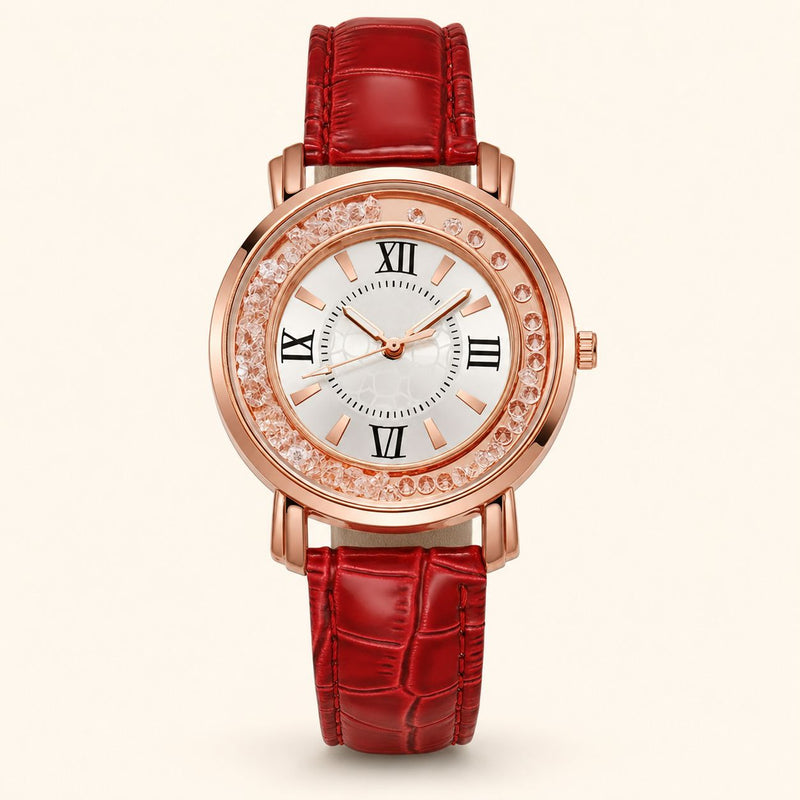 Crystal Accented Roman Numeral Watch
