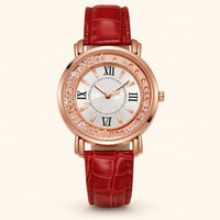 Crystal Accented Roman Numeral  Watch