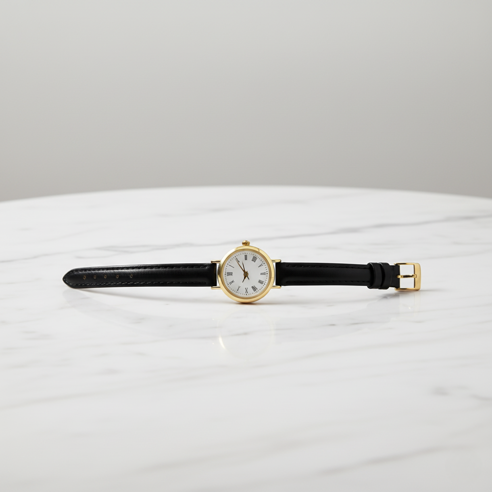 Lina | Simple And Compact Alloy Belt Watch