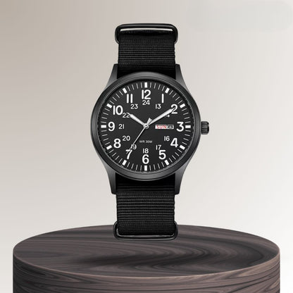 Thomas | Minimalist Field Watch with Functional Strap