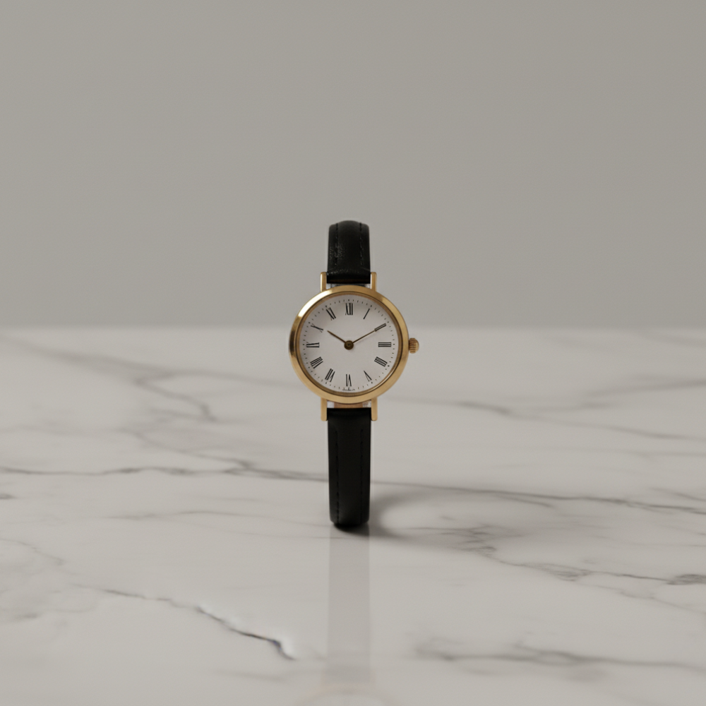 Lina | Simple And Compact Alloy Belt Watch