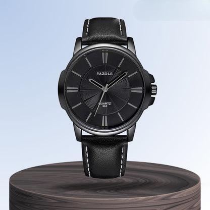 Gavin | Opulent Glass Leather Watch | 45mm
