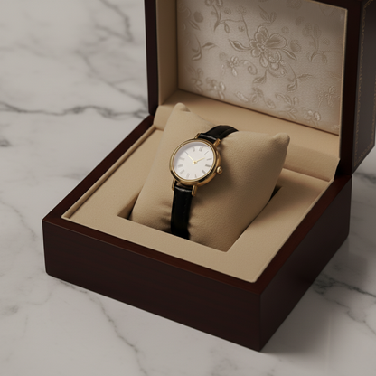 Lina | Simple And Compact Alloy Belt Watch