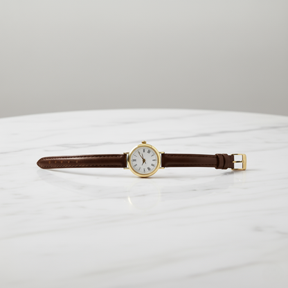 Lina | Simple And Compact Alloy Belt Watch