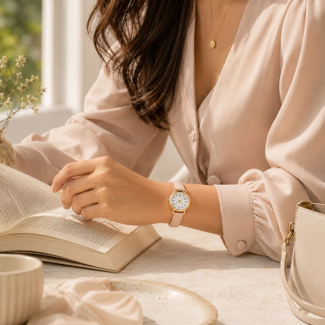 Alloy Belt Watch