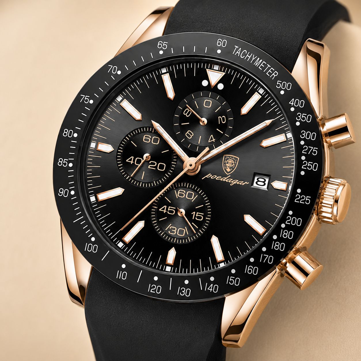 Chronograph  Versatile Men Watch