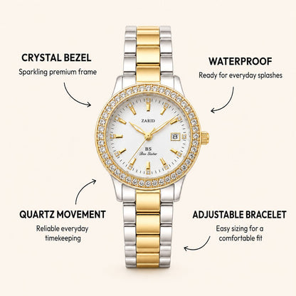 Quartz Watch With Diamonds