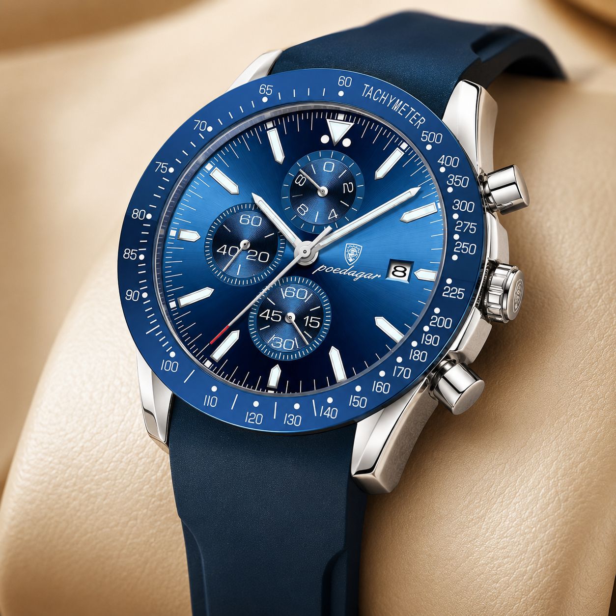 Chronograph  Versatile Men Watch