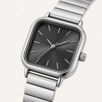 Square Dial Steel Bracelet Watch
