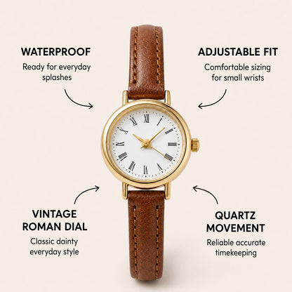 Alloy Belt Watch