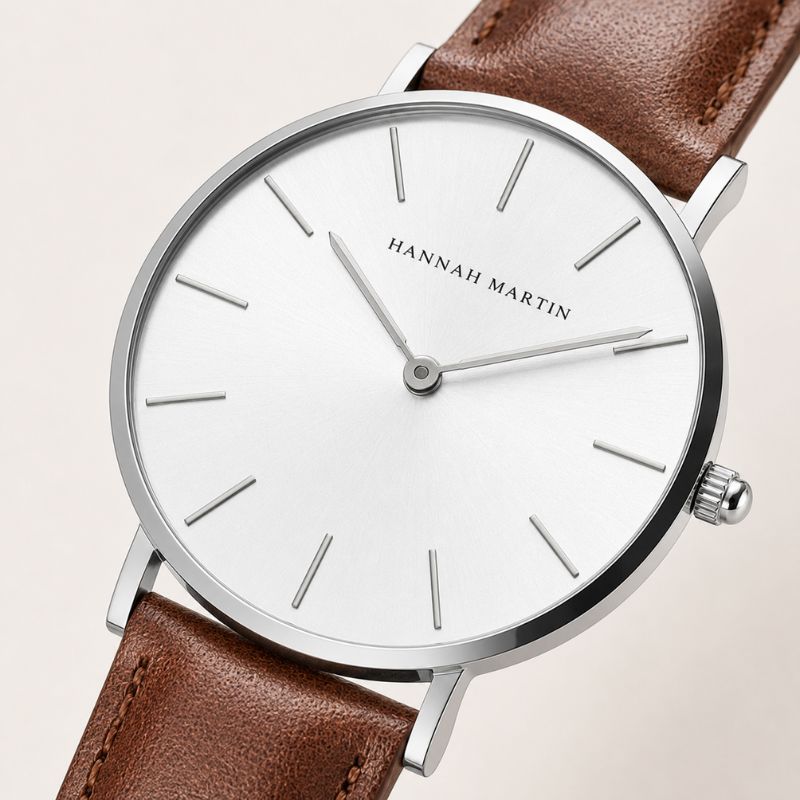 Classic Minimalist Leather Watch