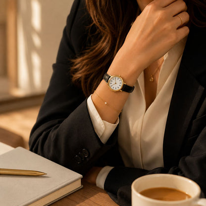 Alloy Belt Watch