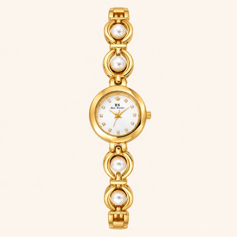 Pearl Accent Bracelet Watch