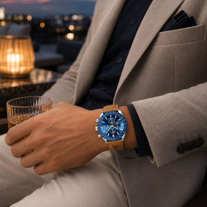 Chronograph  Versatile Men Watch