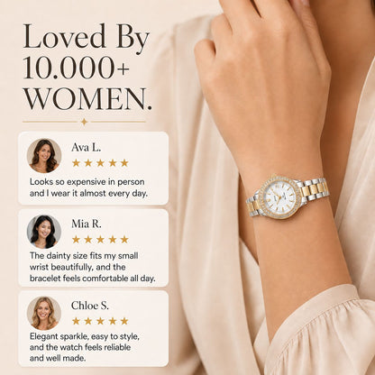 Quartz Watch With Diamonds