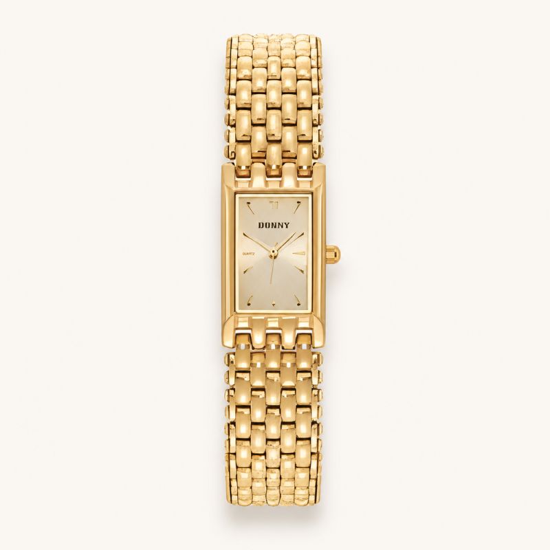 Vintage Gold Rectangular Bracelet Watch