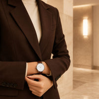 Classic Minimalist Leather Watch