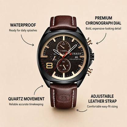 Modern Chronograph Watch