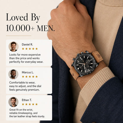 Chronograph  Versatile Men Watch
