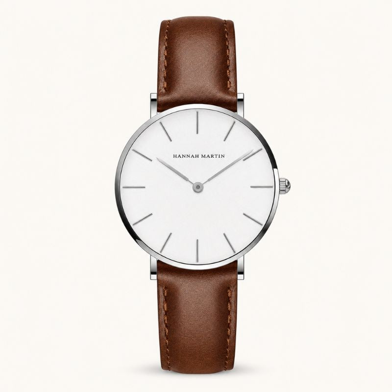 Classic Minimalist Leather Watch