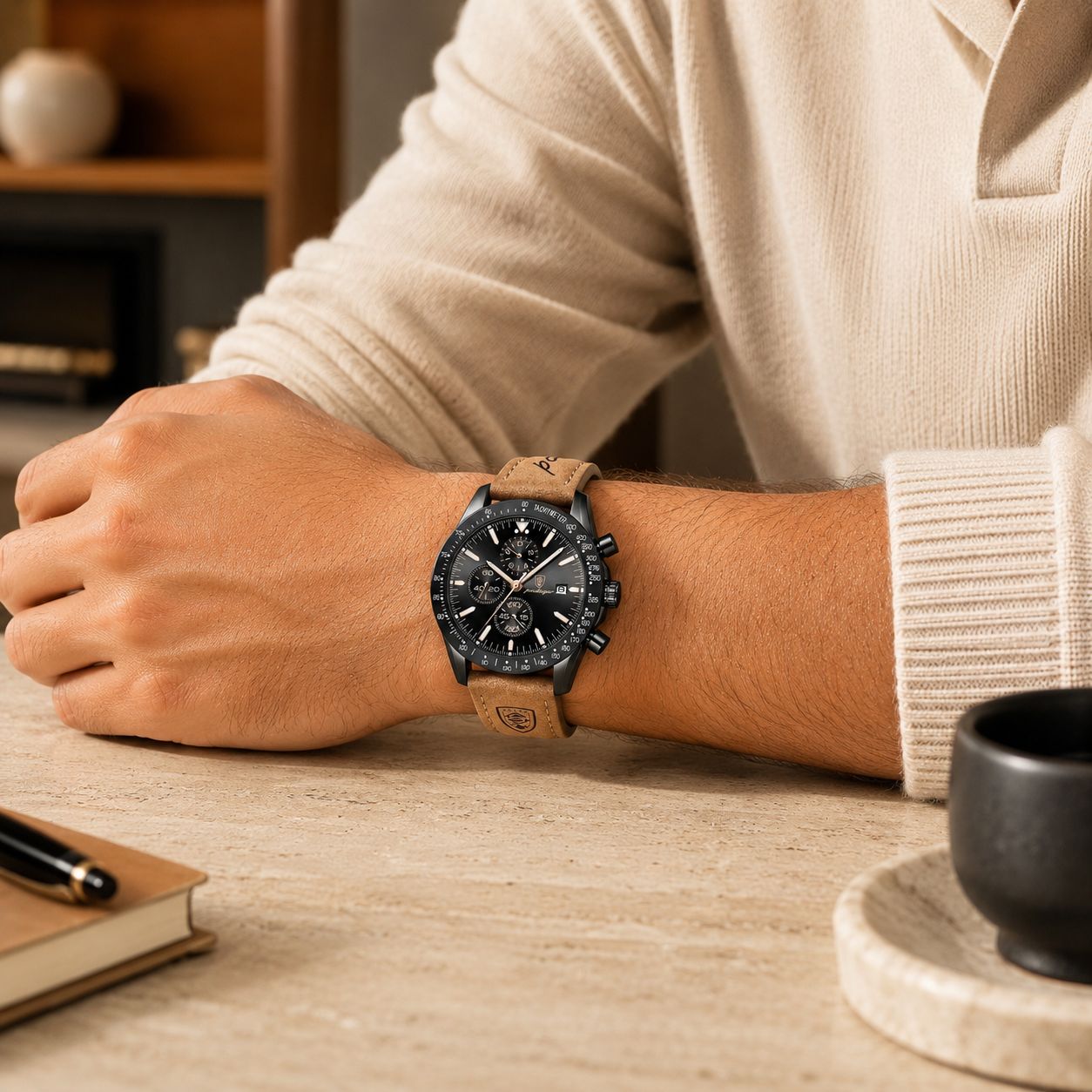 Chronograph  Versatile Men Watch