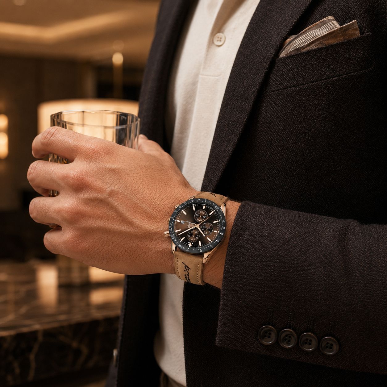 Chronograph  Versatile Men Watch
