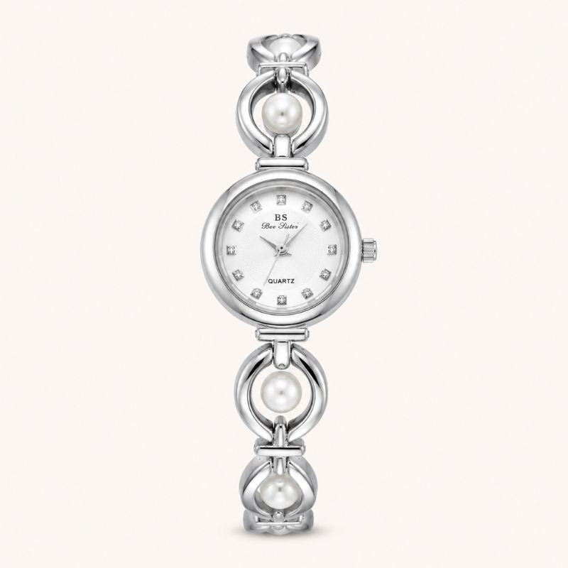 Pearl Accent Bracelet Watch