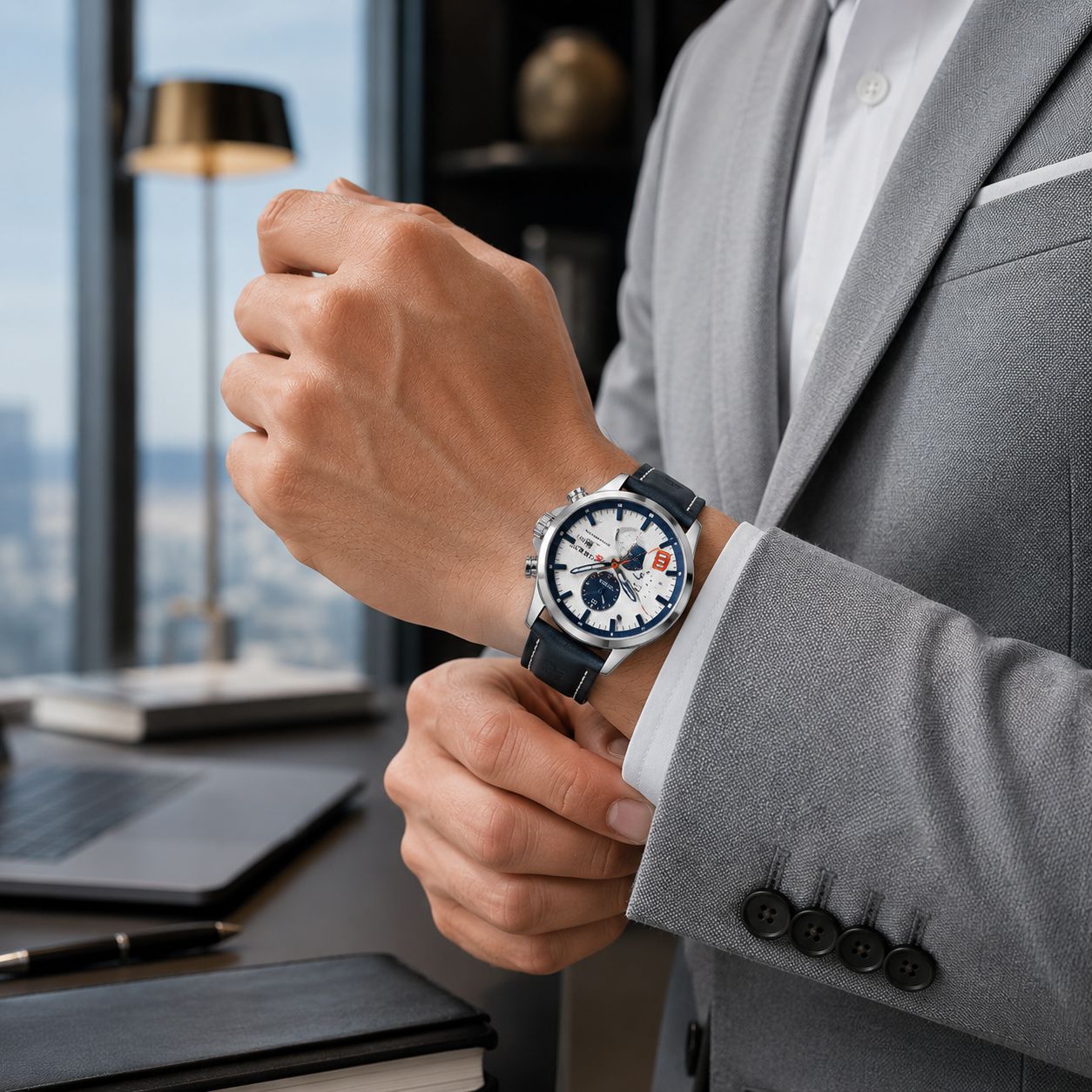 Modern Chronograph Watch