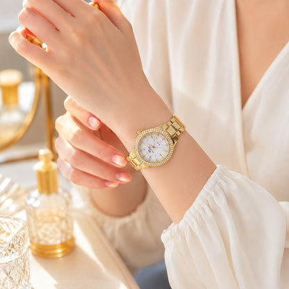 Quartz Watch With Diamonds