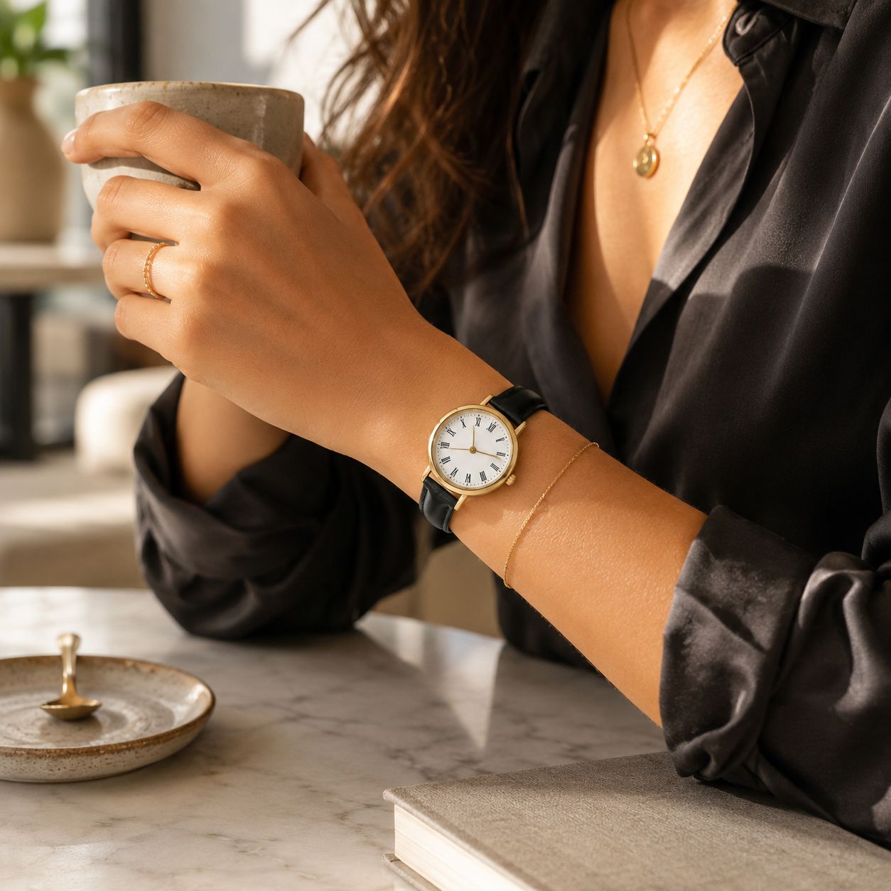 Alloy Belt Watch