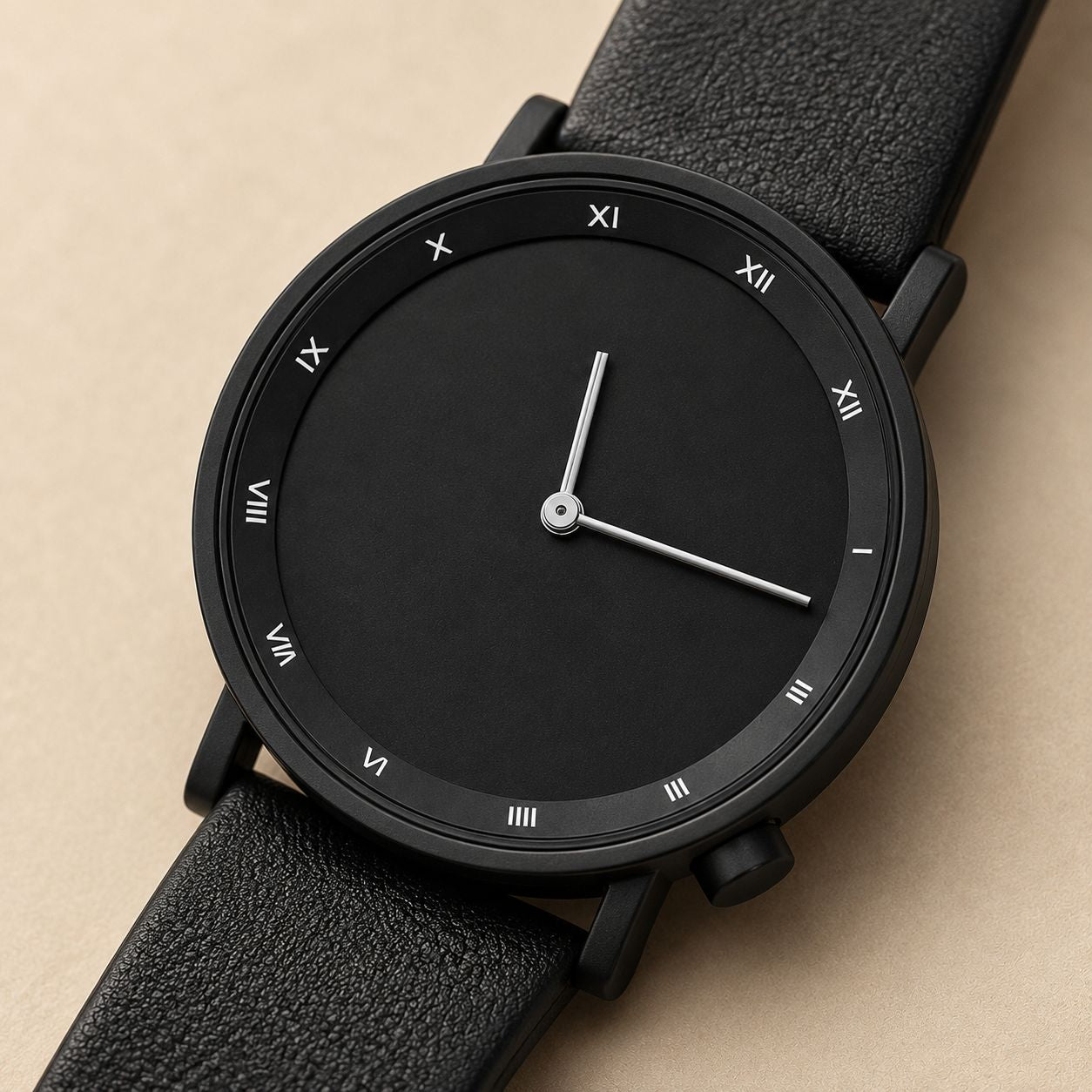TimeEssence Luxury leather watch