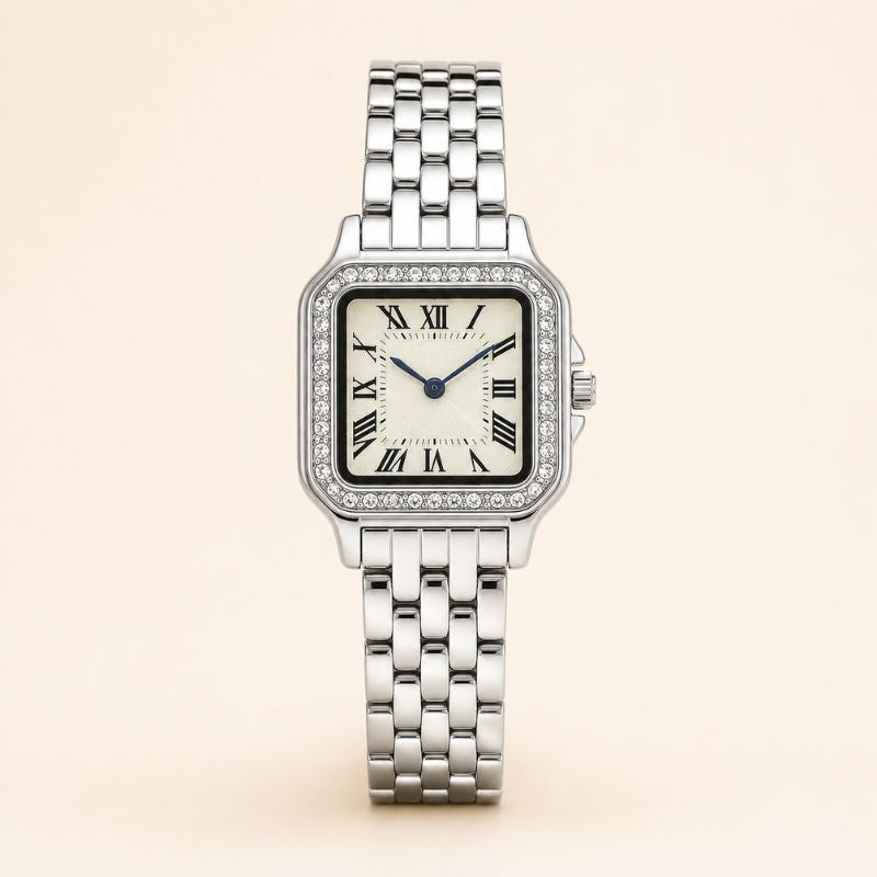Square Crystal Bracelet Watch