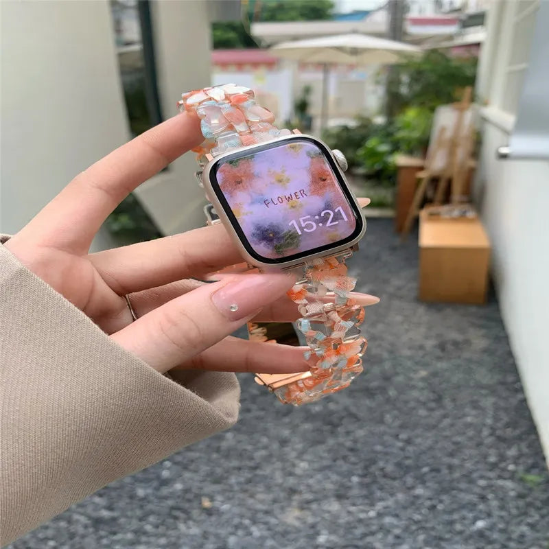 Women’s Butterfly Resin Watch Band