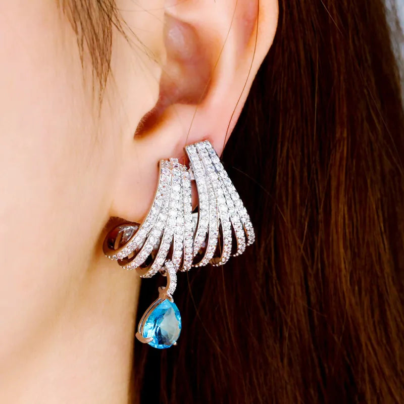Oceanic Hollow Loop Earrings