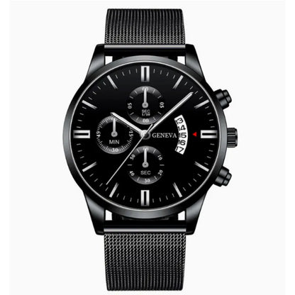 Adrian | Premium Watch – Mesh Band Quartz, Modern & Elegant