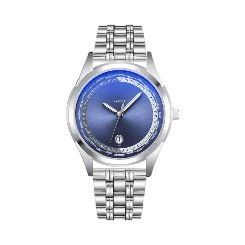 Nicolas | Men’s Waterproof Wristwatch – Luxury Steel Sports Quartz Watch
