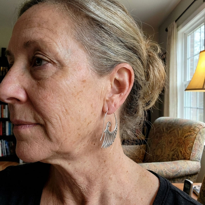 Wings Earrings in Gold
