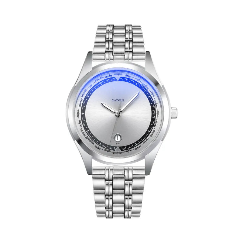 Nicolas | Men’s Waterproof Wristwatch – Luxury Steel Sports Quartz Watch