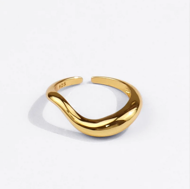 Vintage Golden Plated Ring-Lydieannejewelry