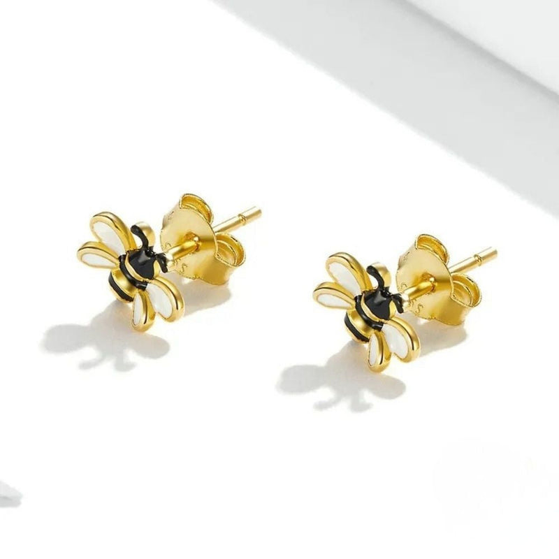 Vintage Niche Bee Design Earrings