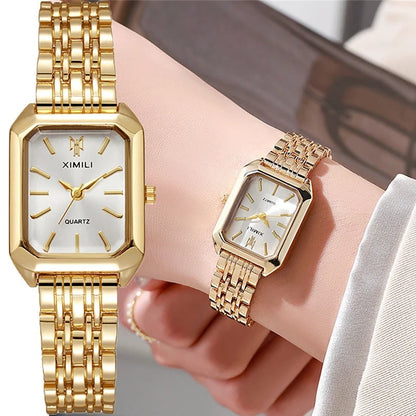 Luxury square watch for women