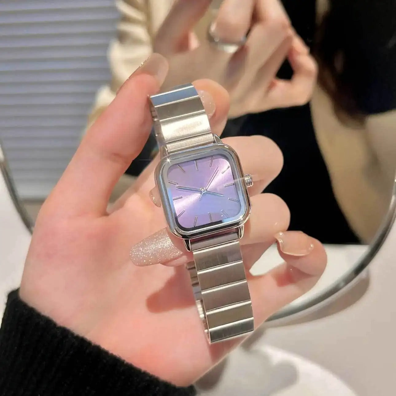 Women's steel luxury watch