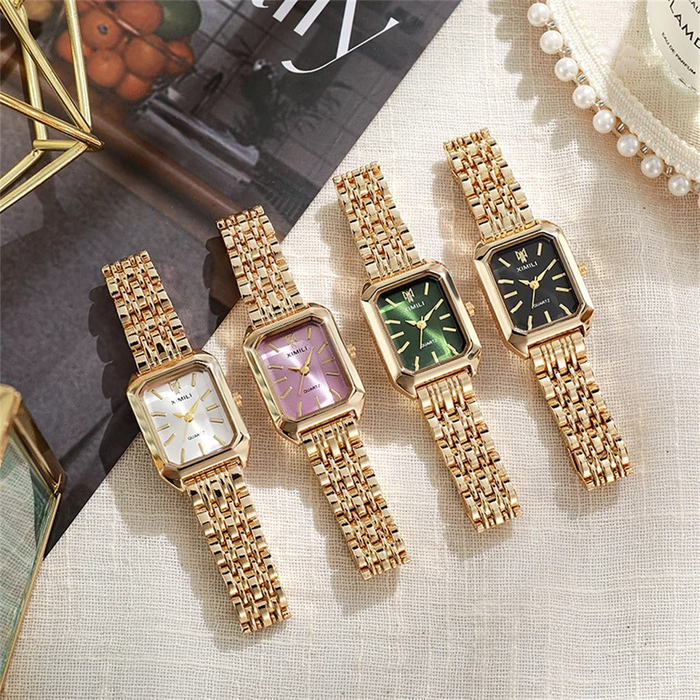 Luxury square watch for women