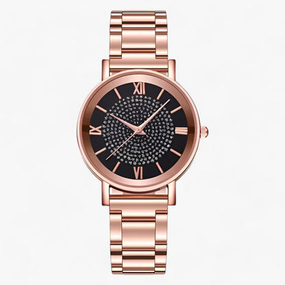 Luxury watch Précise | Stainless steel band